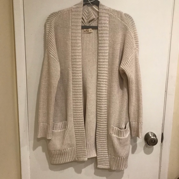 hollister ribbed cardigan